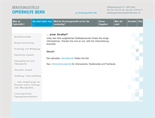 Tablet Screenshot of opferhilfe-bern.ch